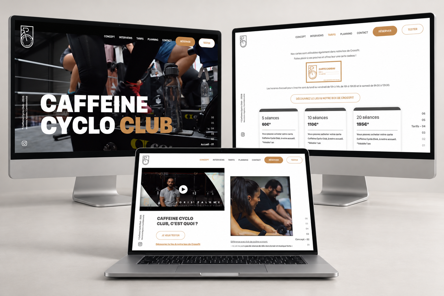 site internet club de sport réalisé par une agence de com à Toulouse