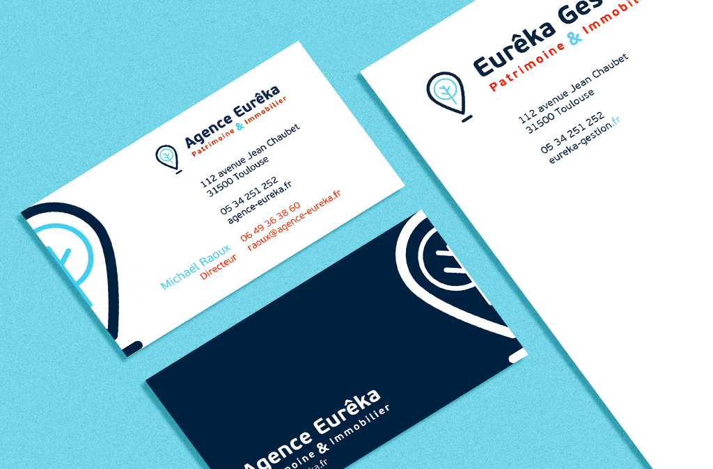 Identité visuelle Agence Eurêka réalisé par la société Digeek