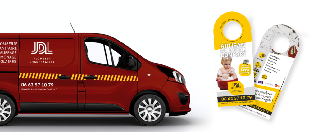 Identité visuelle, site internet et supports print pour JDL par l'agence de communication DIGEEK, basée à Toulouse