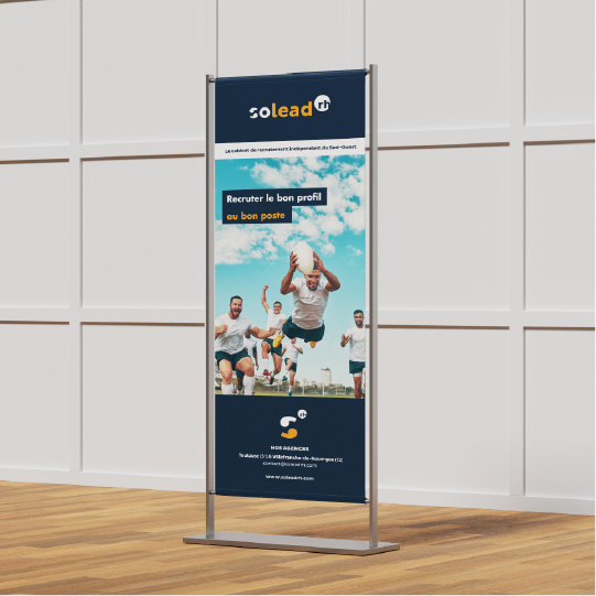 Supports print de SoleadRH réalisés par la société Digeek
