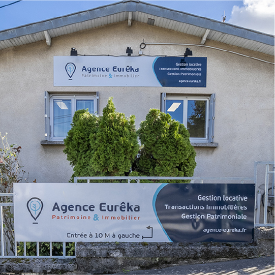 Signalétique Agence Eurêka réalisée par la société Digeek