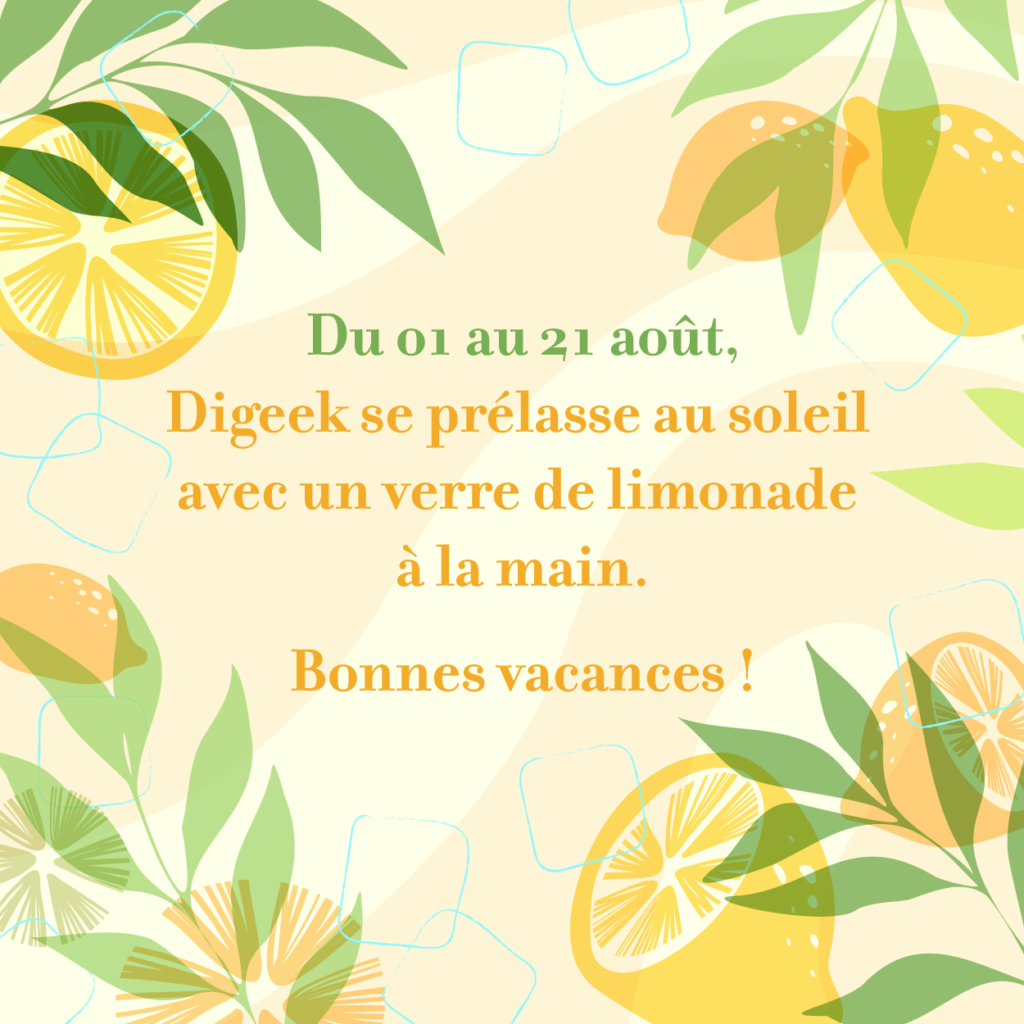 Vacances Digeek