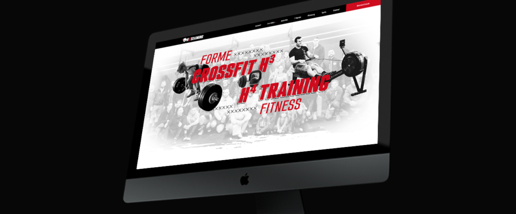 Identité visuelle et site internet de HX Training réalisés par la société Digeek