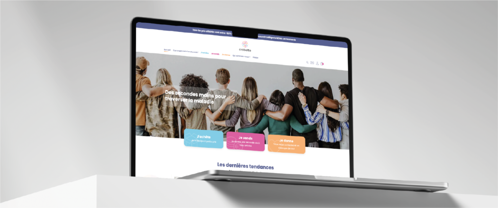 Site internet Crabette réalisé par la société Digeek