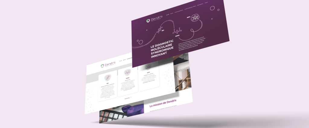 Site internet Agence Dendris réalisé par la société Digeek