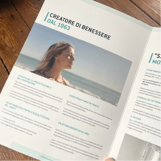 Plaquettes commerciales Stas Doyer réalisés par la société Digeek