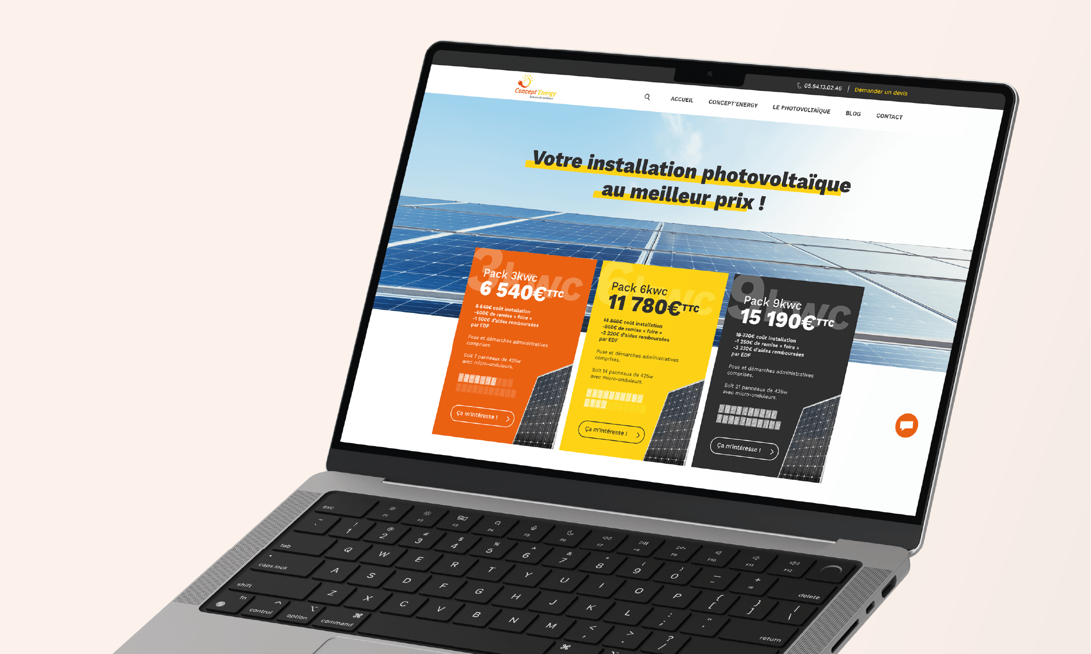 création de site internet vitrine