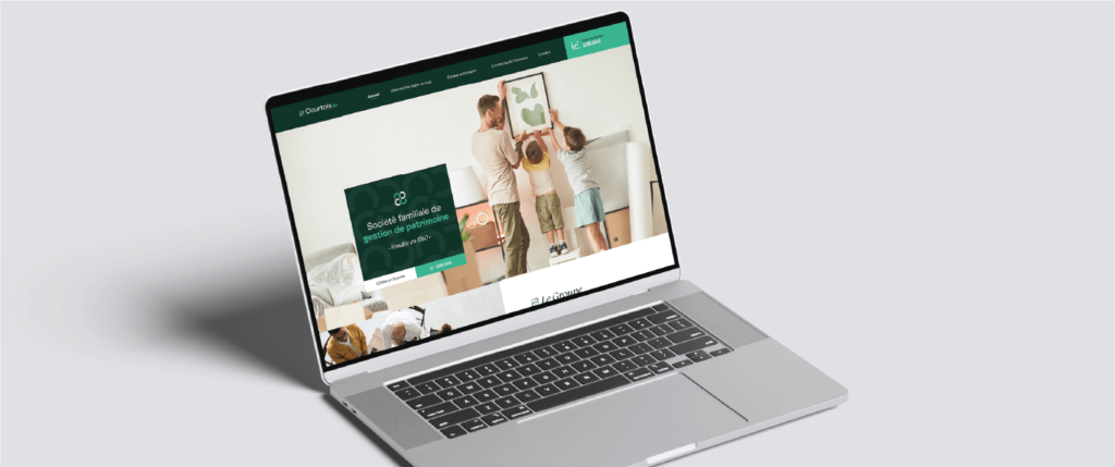 Site internet Courtois SA réalisé par la société Digeek