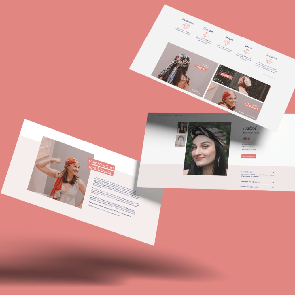 Identité visuelle Les Bonnards réalisé par Digeek