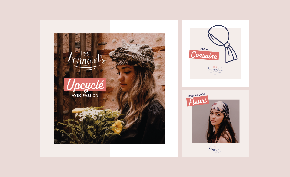 Campagne réseaux sociaux facebook et Instagram Les Bonnards réalisée par Digeek