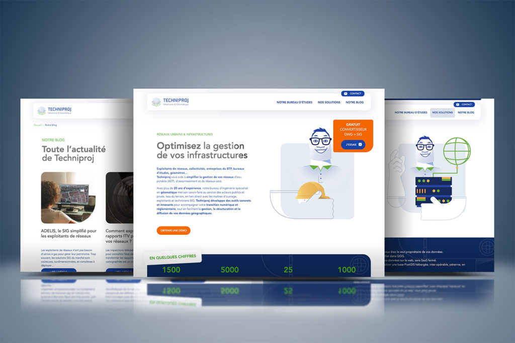 Supports de communication réalisée par l'agence de communication Digeek, basée à Toulouse