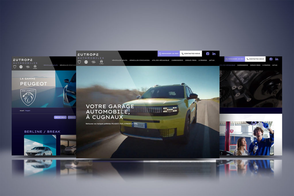 Conception d'un site internet avec un catalogue pour un garage automobile, à Cugnaux