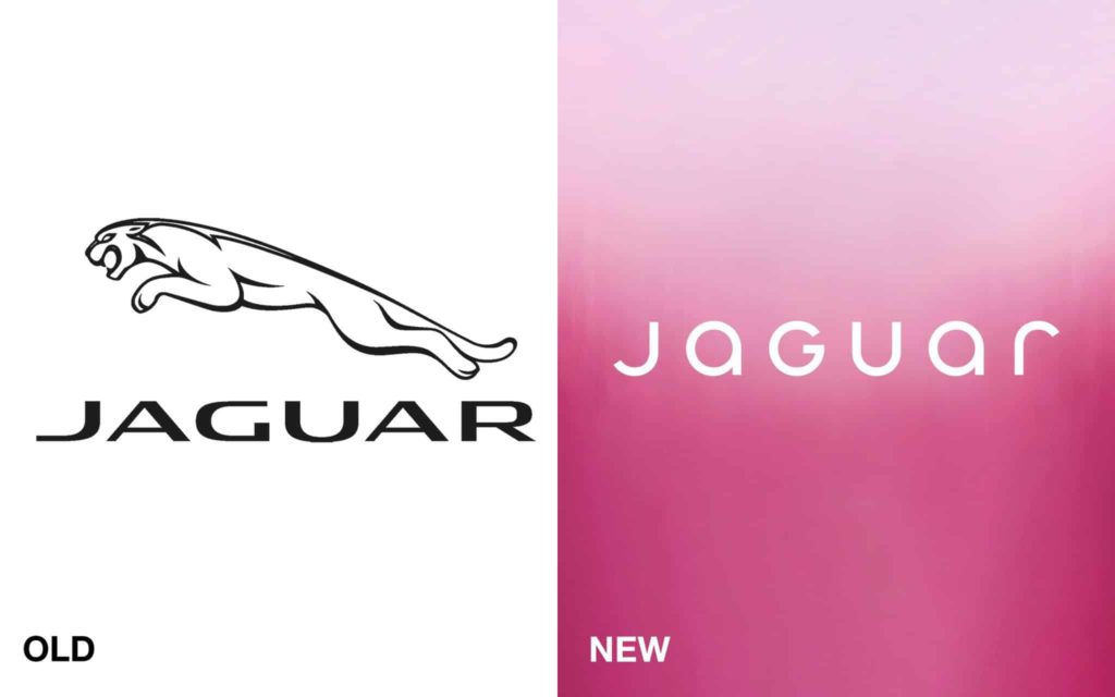 refonte complète du logo Jaguar