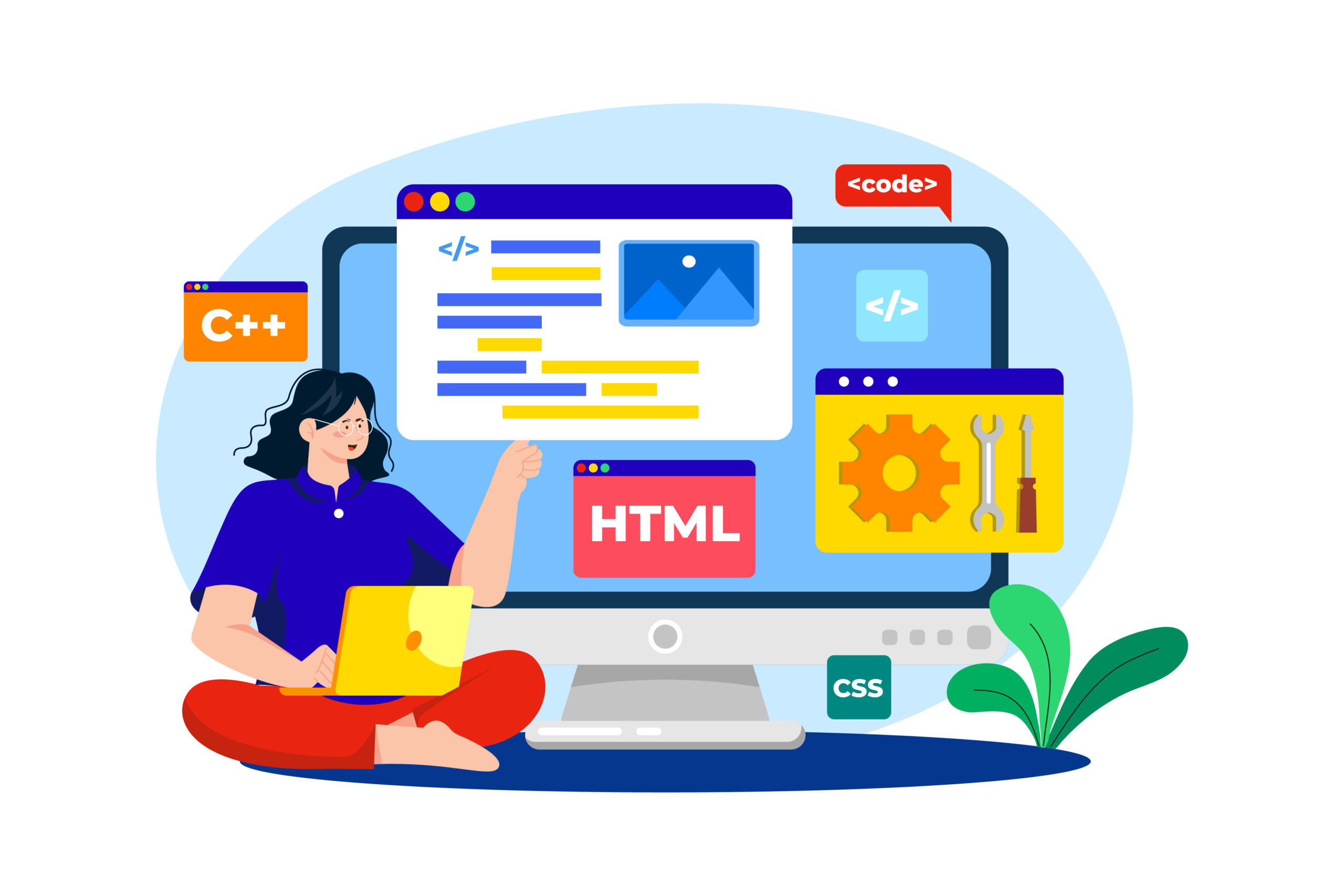 une agence web assure la conception, le développement et la promotion de sites internet