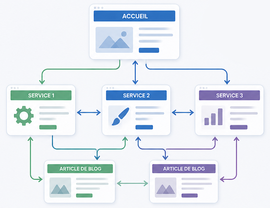 le maillage interne améliore la navigation utilisateur et booste votre SEO